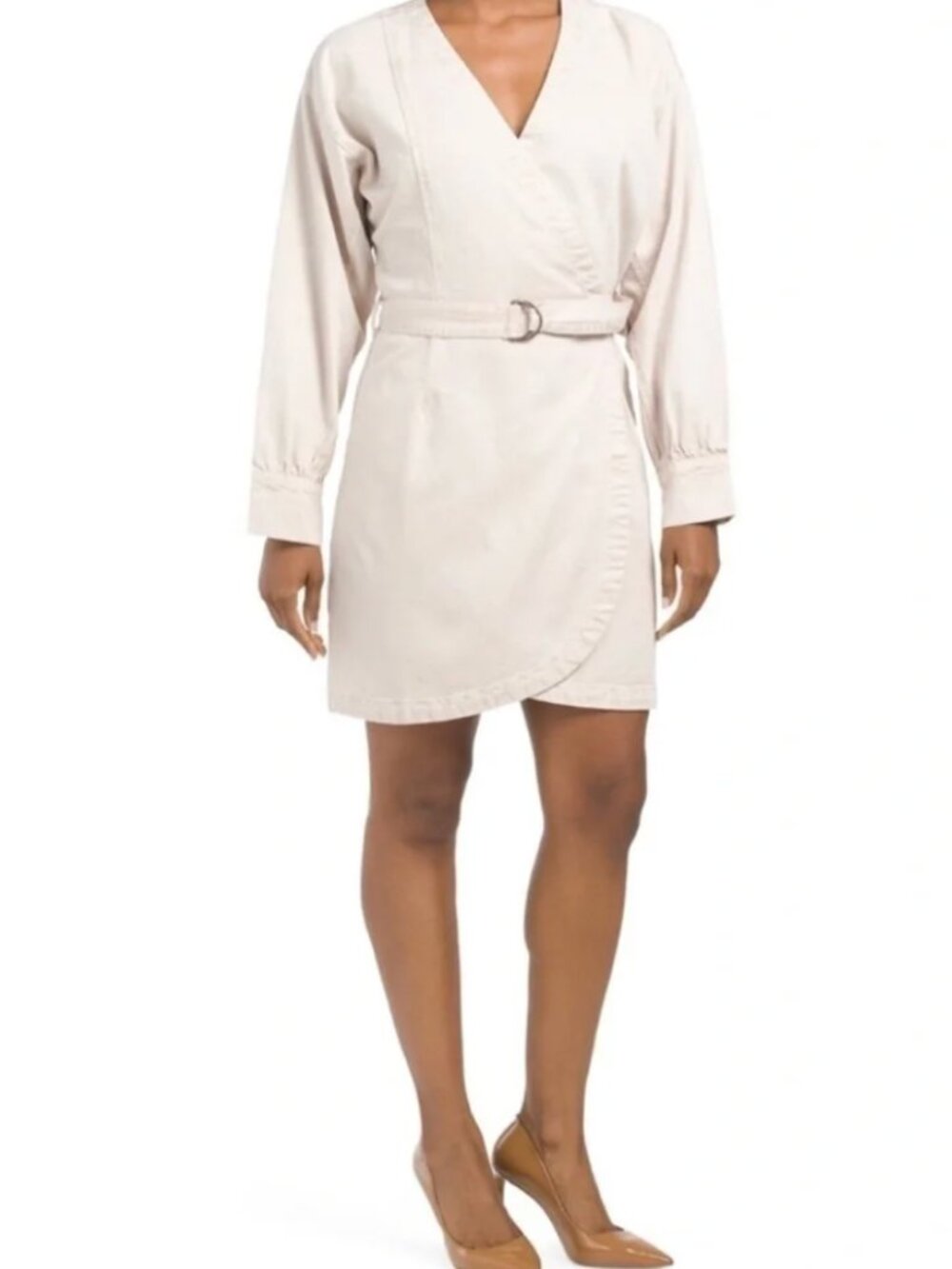 Young Fabulous & Broke Zeplin Dress Long sleeves mini wrap dress size small